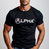 koszulka alpha męska t-shirt czarny oryginalna polish alpha