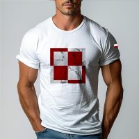 koszulka lotnicza, koszulka z szachownicą, koszulka dywizjon 303 t-shirt męska biała