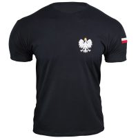 koszulka z orzełkiem, koszulka wojskowa, koszulka czarna polish alpha