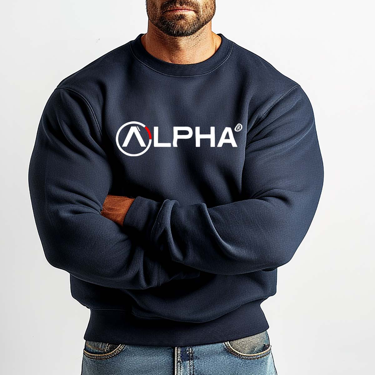 bluza alpha męska- polish alpha granatowa klasyczna