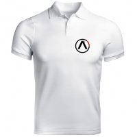 koszulka polo alpha alfa biała męska industries
