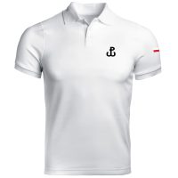 męska koszulka polo walcząca polówka biała